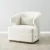 Arlo Light Grey and Vanilla Boucle Occasional Chair