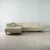 Aster Almond Cream Modular Left Chaise Lounge