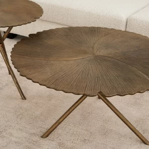 Asteria Antique Brass Colour Coffee Table