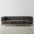 Astoria III Charcoal Velvet 3-Seater Sofa