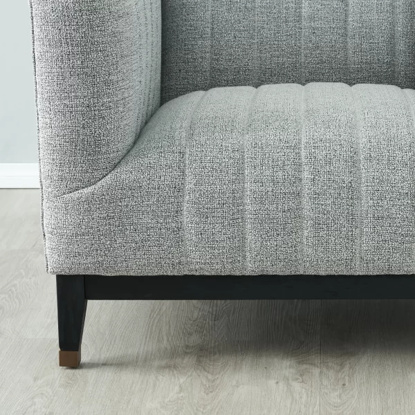 Astoria III Mid Grey Woven Fabric Chair