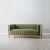 Astoria III Olive Green Velvet 3-Seater Sofa