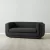 Clementine Black Boucle 2-Seater Sofa