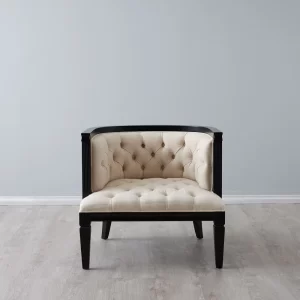 Coco Cream Linen Chair