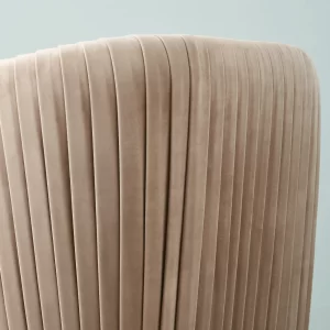 Crown Beige Velvet Occasional Chair3