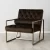 Elliot Chocolate Velvet Occasional Chair