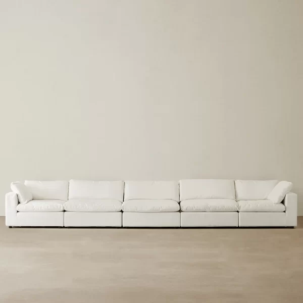 Elora Daisy White Modular Sofa