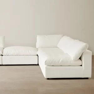 Elora Daisy White Modular Sofa