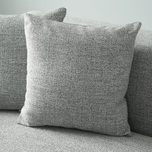 Erica Mid Grey Woven Fabric 4-Seater Sofa