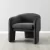 Esther Charcoal Velvet Armchair