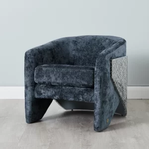 Finn Navy Velvet Occasional Chair