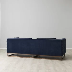 Interwoven Navy Blue Sofa