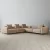 Jordan Beige Velvet Corner Sofa