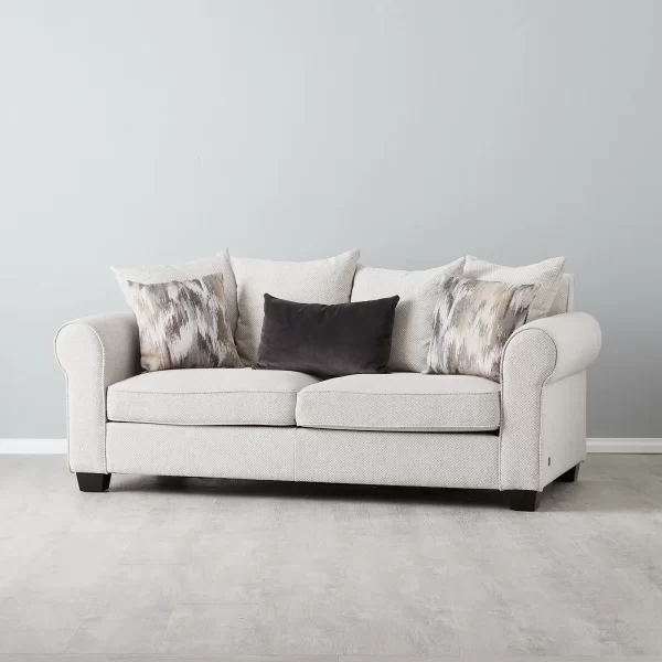 Laurie Ash Grey Fabric 2-Seater Sofa3