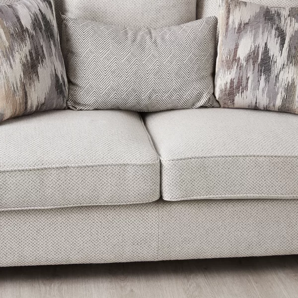 Laurie Ash Grey Fabric 2-Seater Sofa3