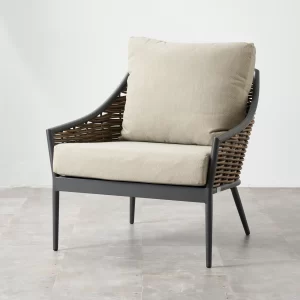 Lucia Warm Beige Outdoor Chair 1