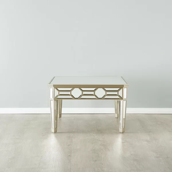 Madeleine Mirror Coffee Table - Champagne Gold Frame