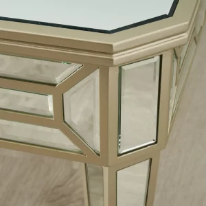 Madeleine Mirror Coffee Table - Champagne Gold Frame