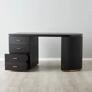 Nicholas Black Wooden Desk