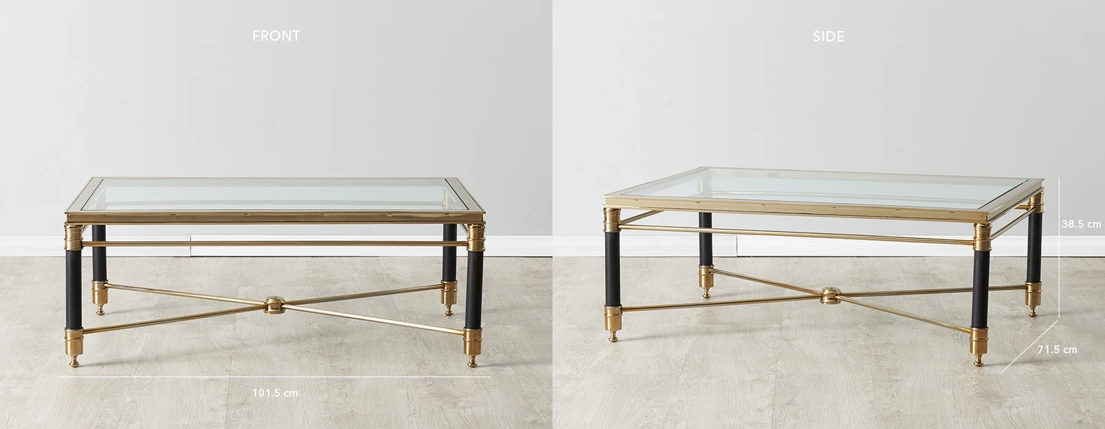 Pavel Gold Coffee Table