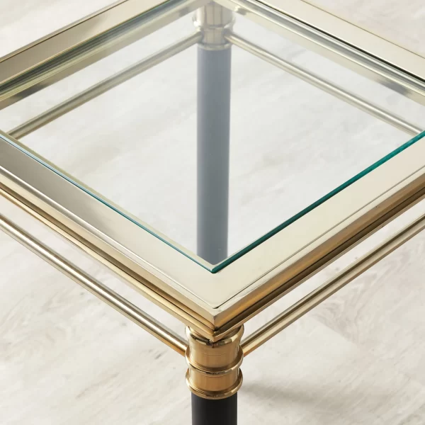 Pavel Gold Side Table