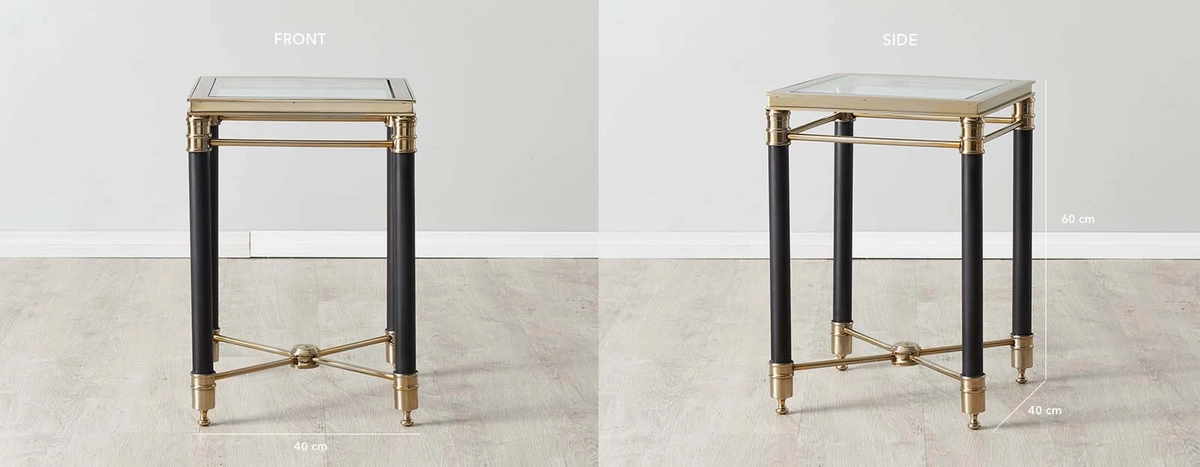 Pavel Gold Side Table