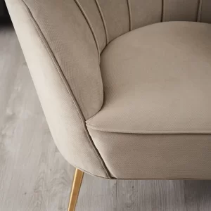 Pollack Beige Fabric Occasional Chair5