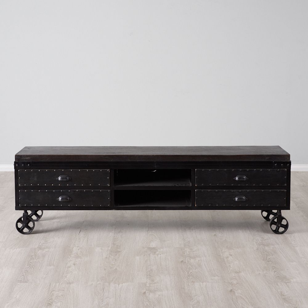 Rustic Entertainment Unit1