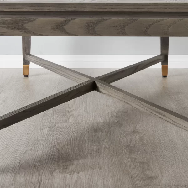 Tanya Taupe Wooden Coffee Table