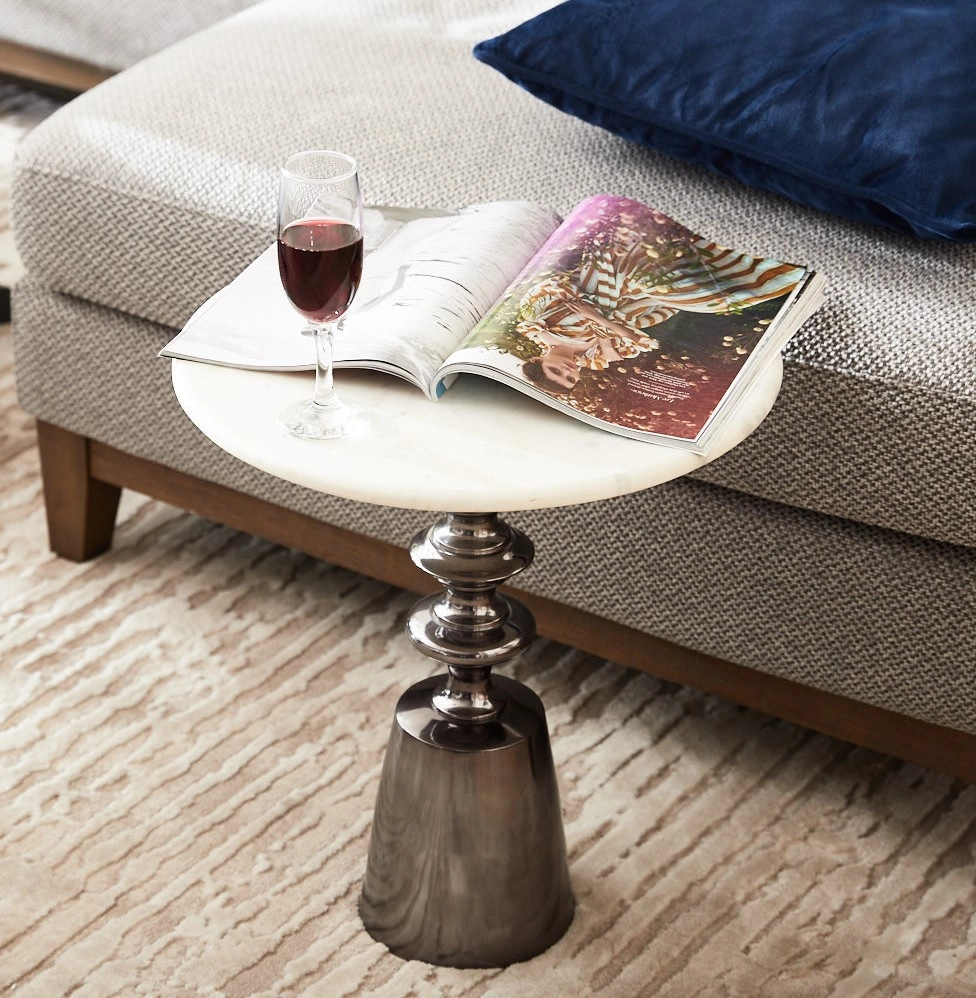 Tatum Marble Side Table