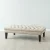 Vogue Beige Velvet Ottoman