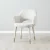 Adrianna Dove Grey Woven Fabric Dining Chair