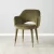 Adrianna Olive Green Velvet Dining Chair