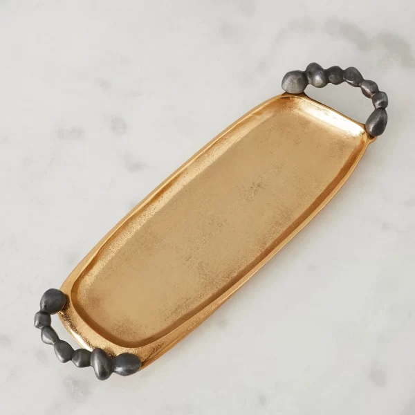 Alana Gold Metal Tray