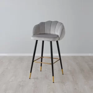 Amber Bar Stool - Grey1