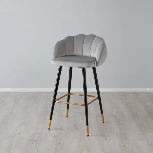 Amber Bar Stool - Grey1