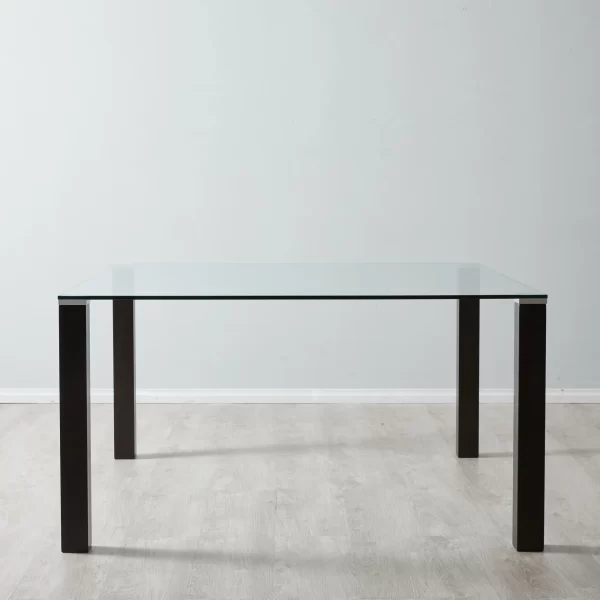 Ander Glass Top Square Dining Table