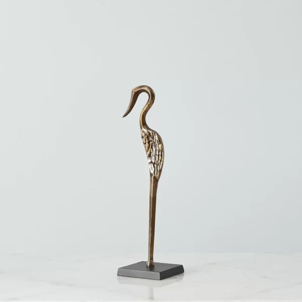 Antique Brass Swan