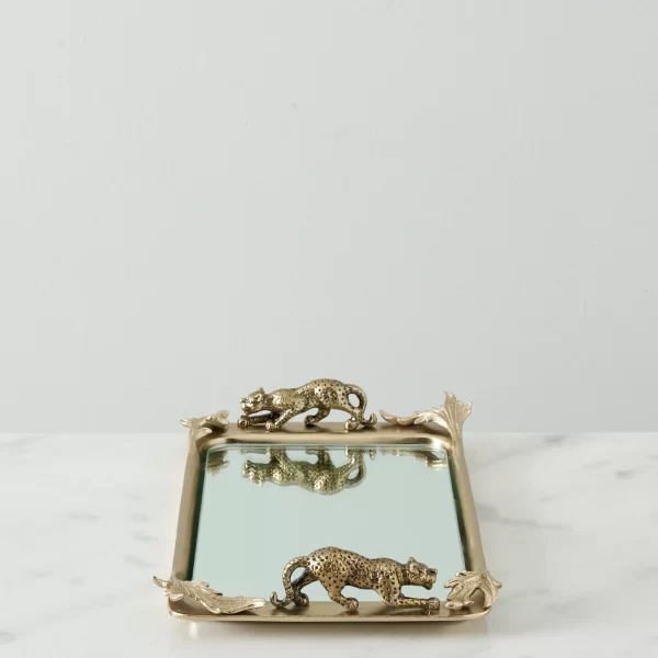 Antique Floral Tray