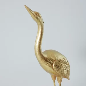 Antique Gold Heron Decorative