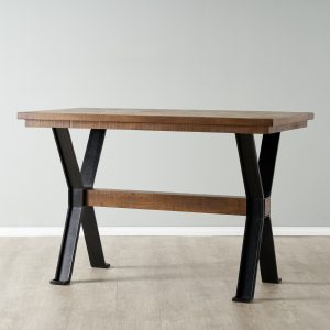 Ascot Natural Brown Acacia Wood Bar Table