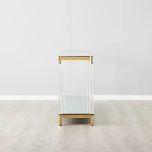 Auryn Gold Stainless Steel Console Table1