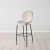 Betty II Beige Velvet Bar Stool