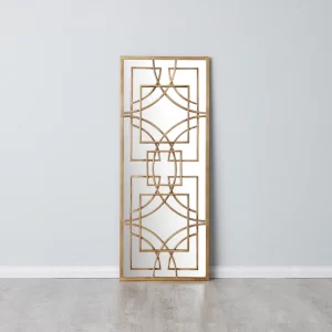 Buchannan Rectangle Mirror - Antique Gold