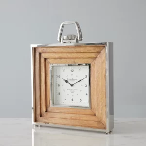 Cartier Wooden Table Clock