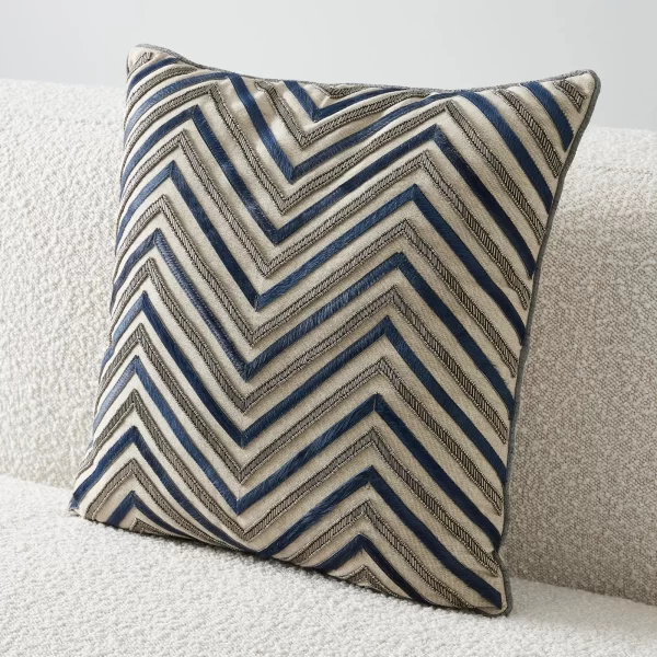 Chevron Patchwork Cushion