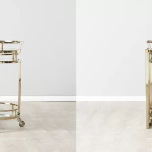 Declan Gold Bar Cart1