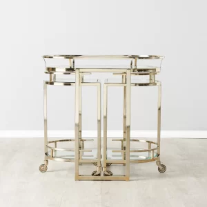 Declan Gold Bar Cart1