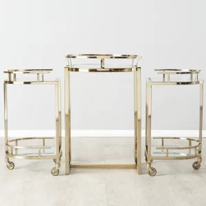 Declan Gold Bar Cart1