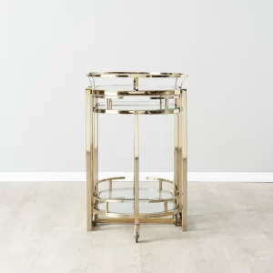 Declan Gold Bar Cart1